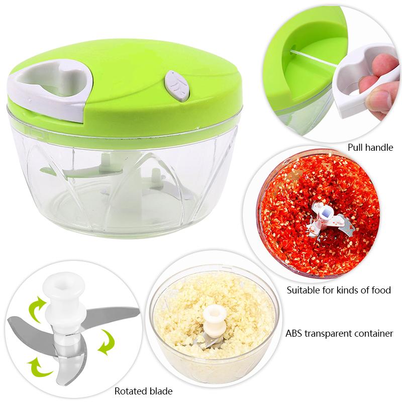 Manual Vegetable Chopper/Blender - Speedy Vegetable Cutter For Kitchen